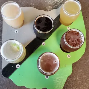 6 in a flight