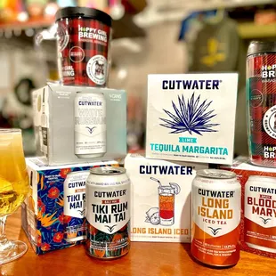 We offer Cutwater Drinks in a can for the non-beer drinkers