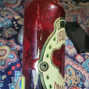 This is the clear tape they used to seal the bottle.