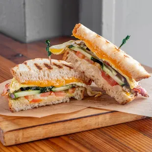 Breakfast Grilled Cheese