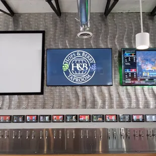 Zoom in - when the keg floats, they have a crushed can logo on it!