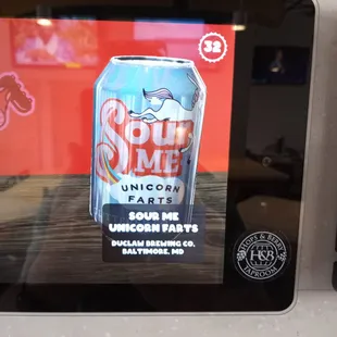 I wasn't kidding - there's a glitter-infused "Unicorn Farts" selection!