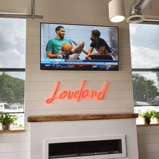 The fireplace is remote-controlled. You've been warned :)