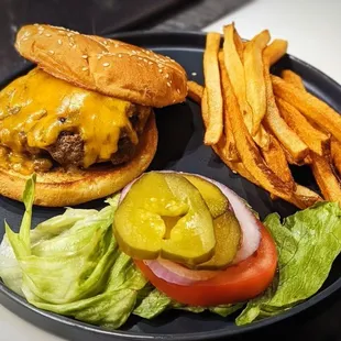 Can't go wrong with a classic Cheese Burger!