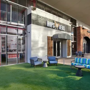 the outside of the building