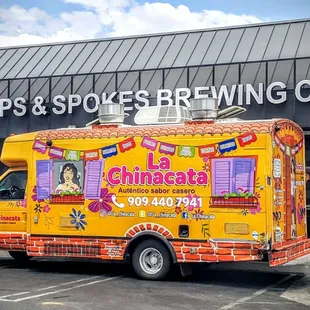 La  Chinacata Delicious Authentic Mexican Food at Hops and Spokes Brewing Company,Yucaipa,California