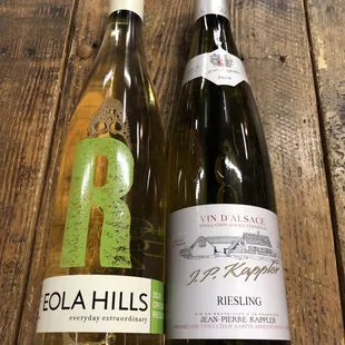 two bottles of wine