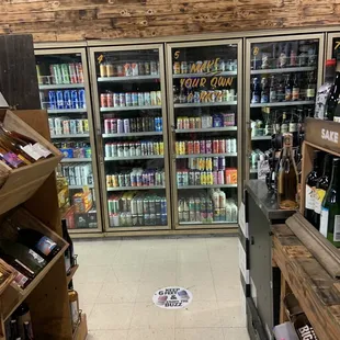 the inside of a grocery store