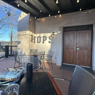Our favorite place to bring the dogs!!! Great food and beer too!