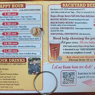 Happy Hour Menu
