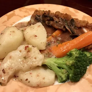 Schnitzel dinner for Oktoberfest.