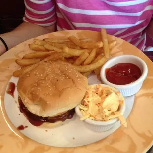 Pulled pork sandwich. Very sweet.