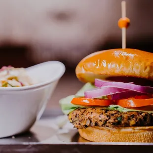 Black bean burger