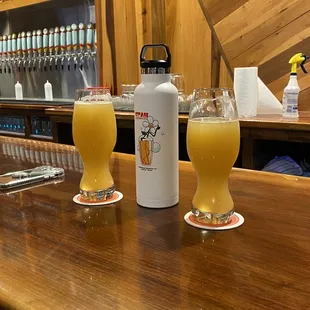 Hazy IPA's and the much admired Daisy flask.