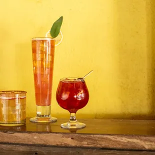 large craft cocktail menu