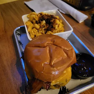 Chorizo Mac N Cheese Dog