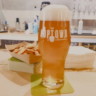 here with beer and mix