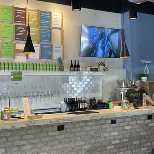 a man sitting at the bar