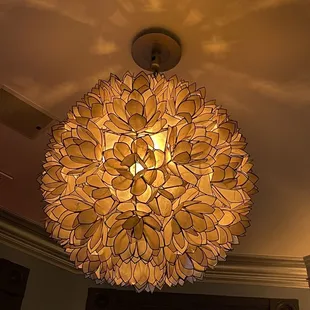 Very unique decor loved this chandelier! Would have taken a picture of the food but we all dug in too quick!
