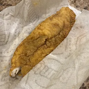 Too much Oil drained in paper towel