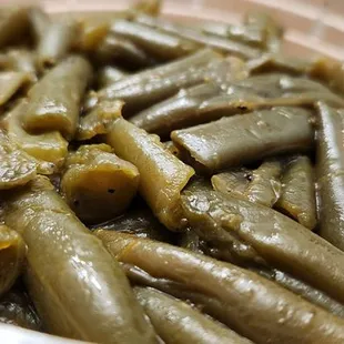 Green beans (it wasn't good at all)