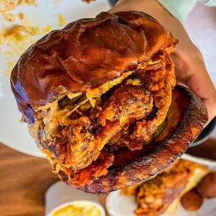 Fried chicken sandwich