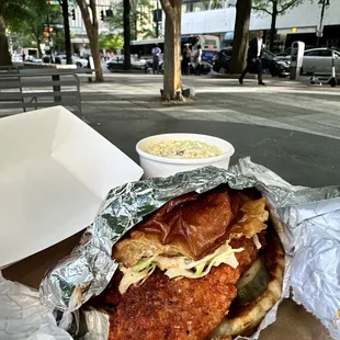 Hot Chicken Sandwich