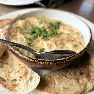 Oven Roasted Crab and Artichoke Dip