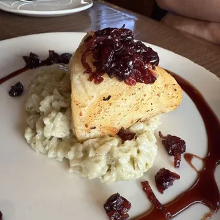 Port Wine Glazed Sea Bass