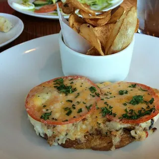 Open-Faced Crab Sandwich