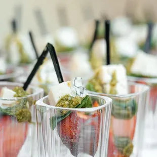 Blue cheese and Strawberry appetizers