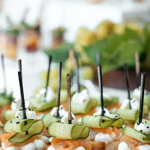 Smoked Salmon Bruschettas