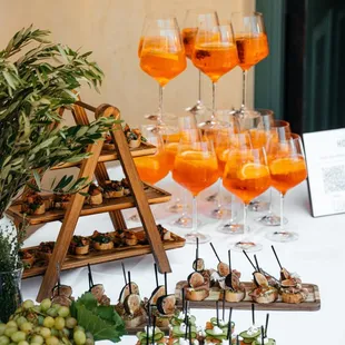 Italian style wedding catering