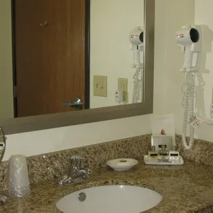 Every Room - Hair Dryer, Vanity Mirror, Iron, Ironing Board, Coffe Maker, Refrigerator, Microwave, Granite Countertops