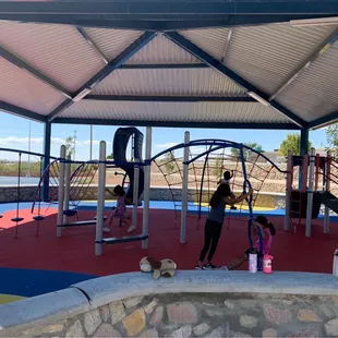 Covered playground