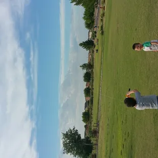 Nothing like flying a kite with your boys.