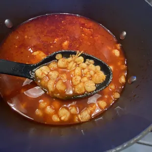 Oily menudo in MY POT