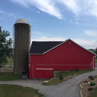 View of the silo!