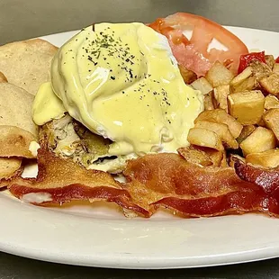 Harbor Crab Cake Benedict