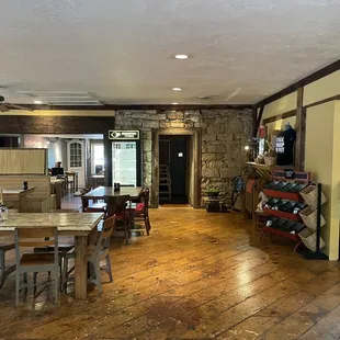 The dining room
