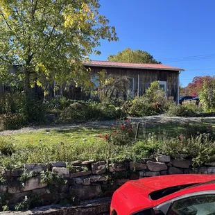 out back