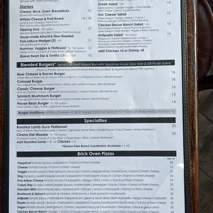 Menu on 7/9/2023