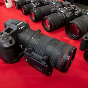 The latest cameras and lenses from Canon! Canon demo day.
