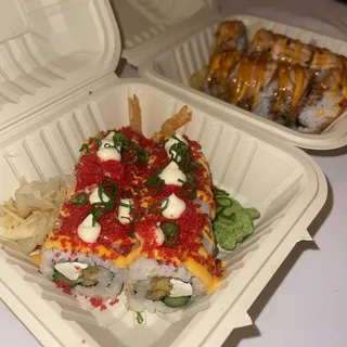 Hot Cheetos Sushi Roll