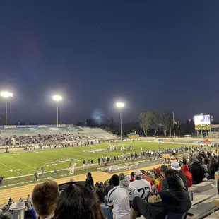 View of homecoming game