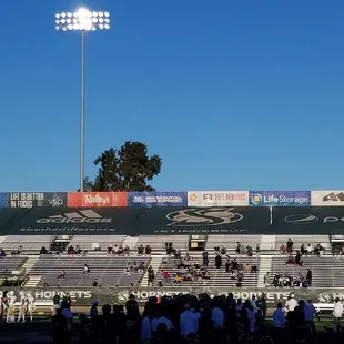 Sponsors and visitor team seating