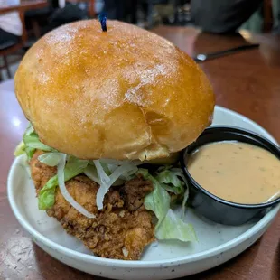 Fried chicken sandwich