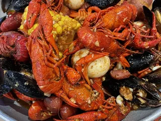 Surfing Crab Cajun Seafood Boil