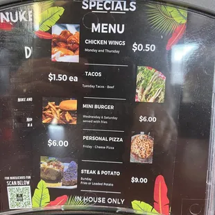 The Horse &amp; Cow daily specials