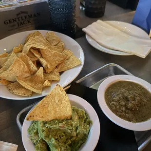 Chips salsa and guac